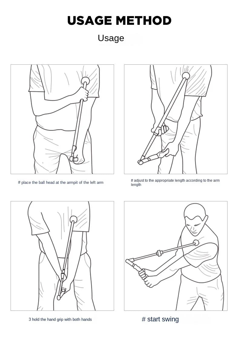 Golf Swing Alignment Trainer โ Compact Practice Tool