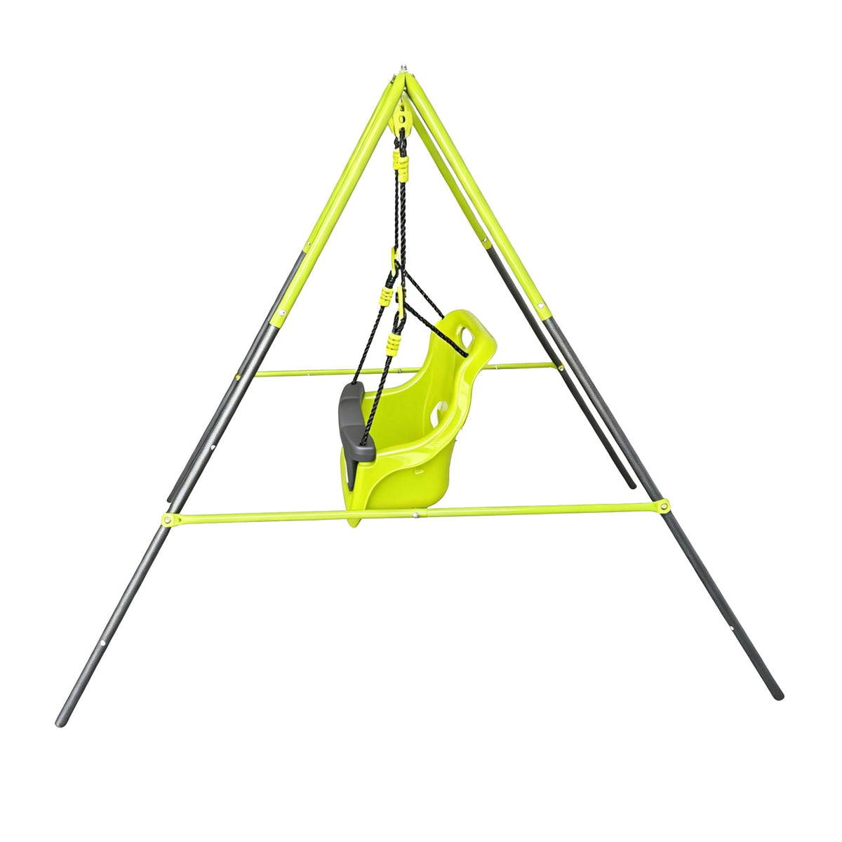 Xns001 Baby Swing With Safety Seat Indoor / Outdoor - Black / Green