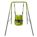 Xns001 Baby Swing With Safety Seat Indoor / Outdoor - Black / Green
