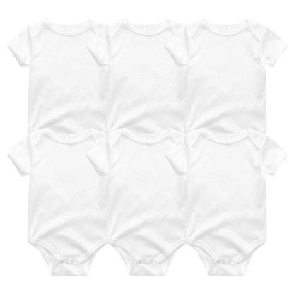 Baby Girl Jumpsuit 6Pcs/Lot Body Suit Spring Summer Toddler Boys Romper Cartoon Newborn Outfits Infant Clothes Set Cotton